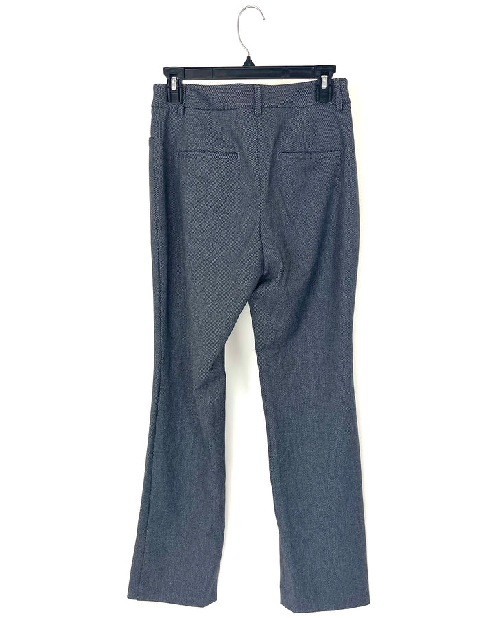 Grey and Blue Mid Rise Slacks - Size 6R