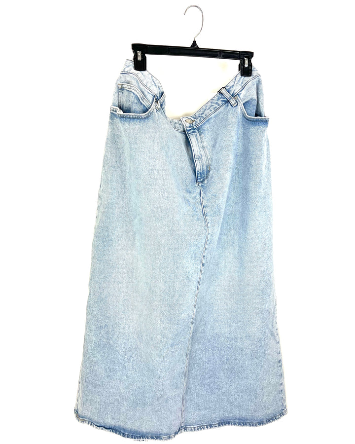 Forever 21 Denim Midi Skirt - Size 3X