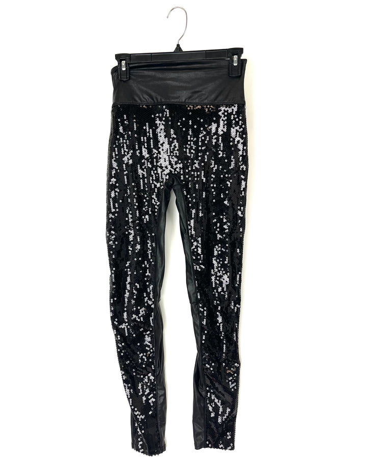 Spanx Sequin Leggings - Medium