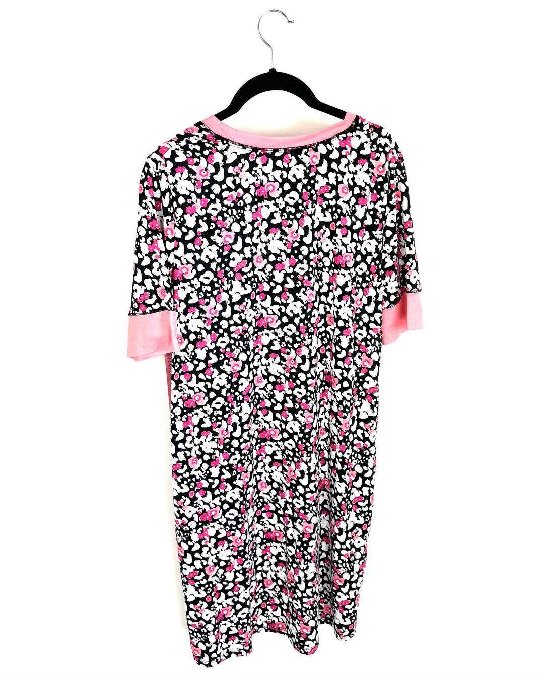 Floral Printed Crop Sleeve Sleep Dress - Size 4-6