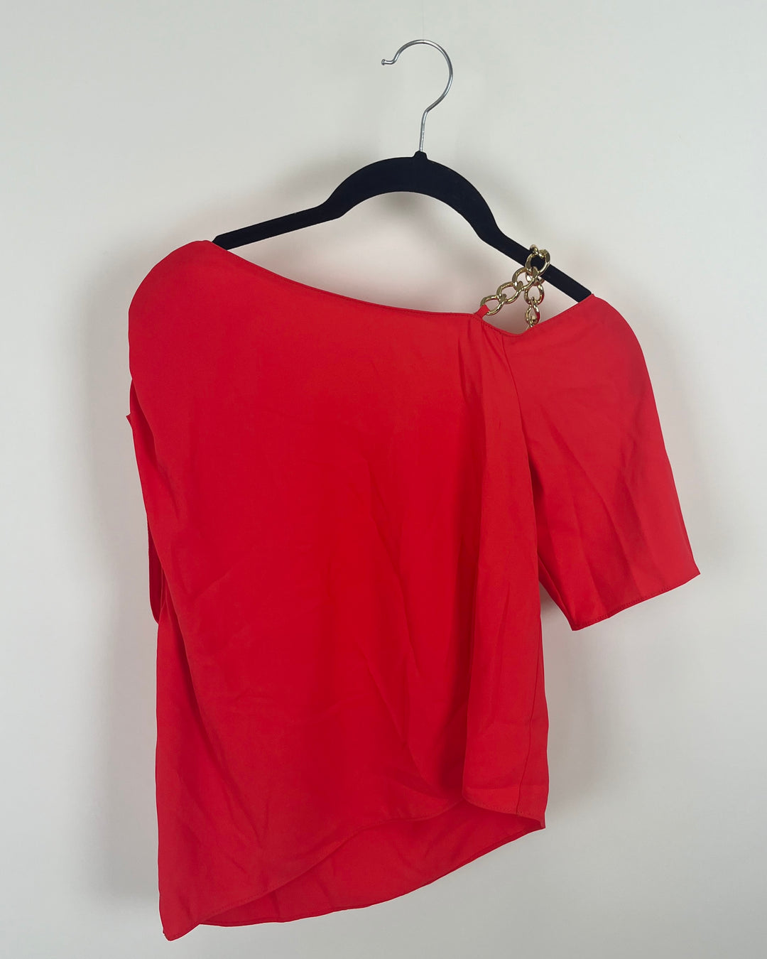 Bright Red Blouse - Small