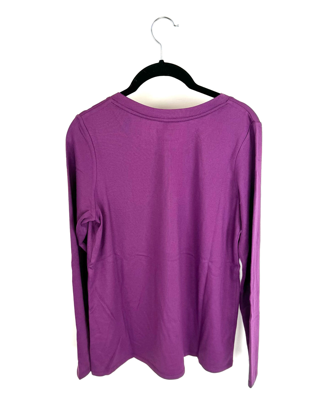 Purple Winter Theme Long Sleeve Top - Size 6-8