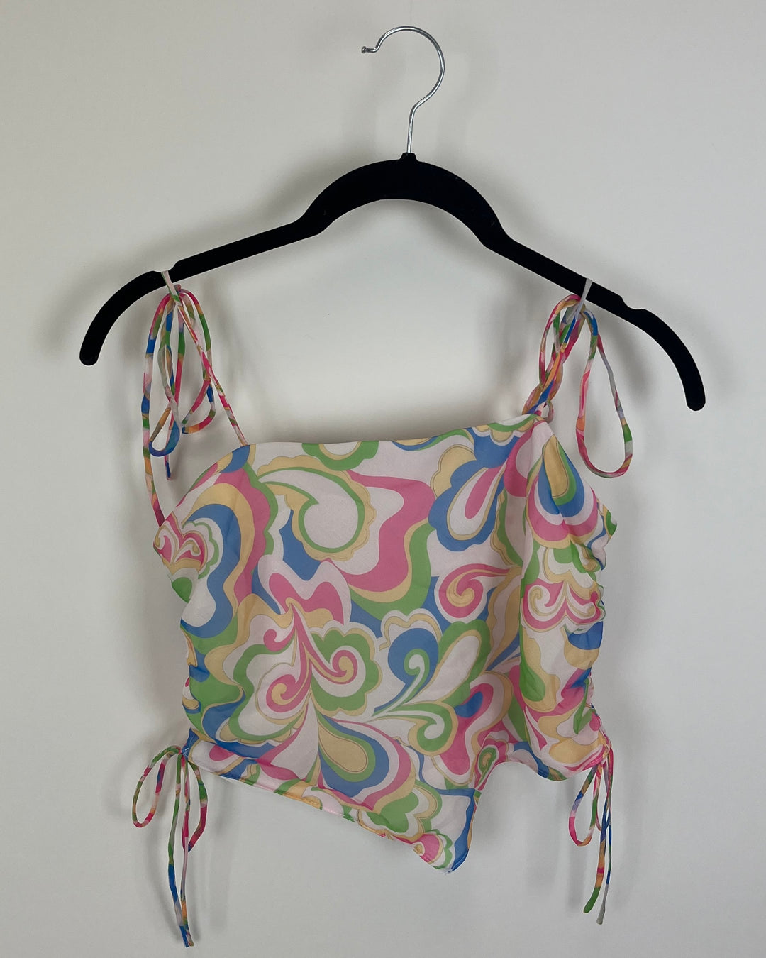 Multi Color Floral Crop Top - Size 2-4