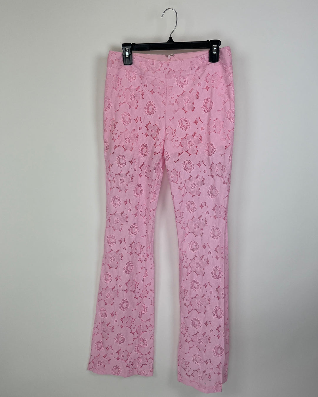 Pink Lace Pants - Small