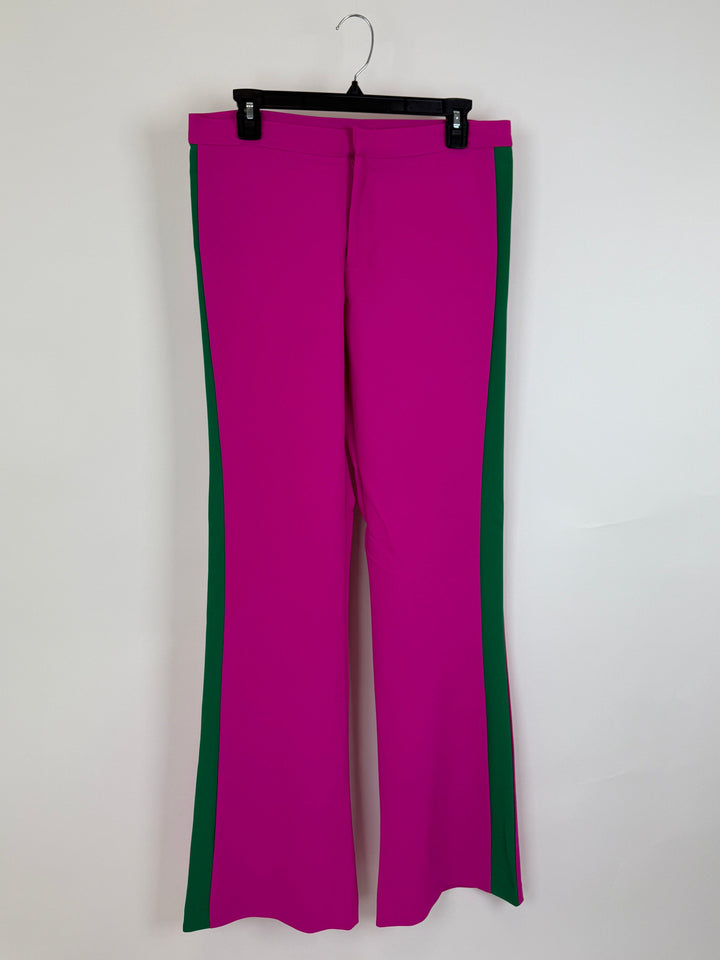 Rubber Ducky Magenta and Green Pants - Medium