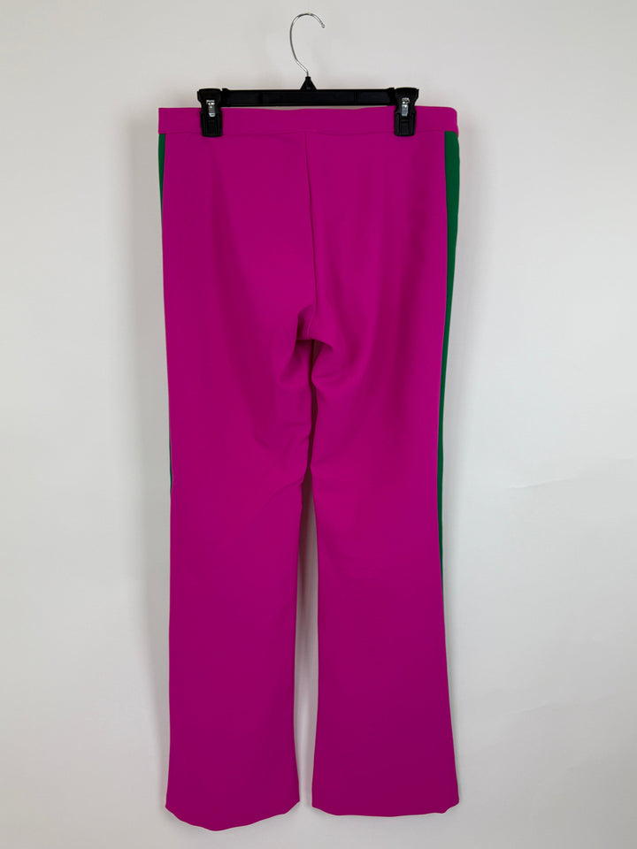 Rubber Ducky Magenta and Green Pants - Medium