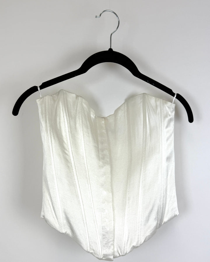 Zara White Corset Top - Small