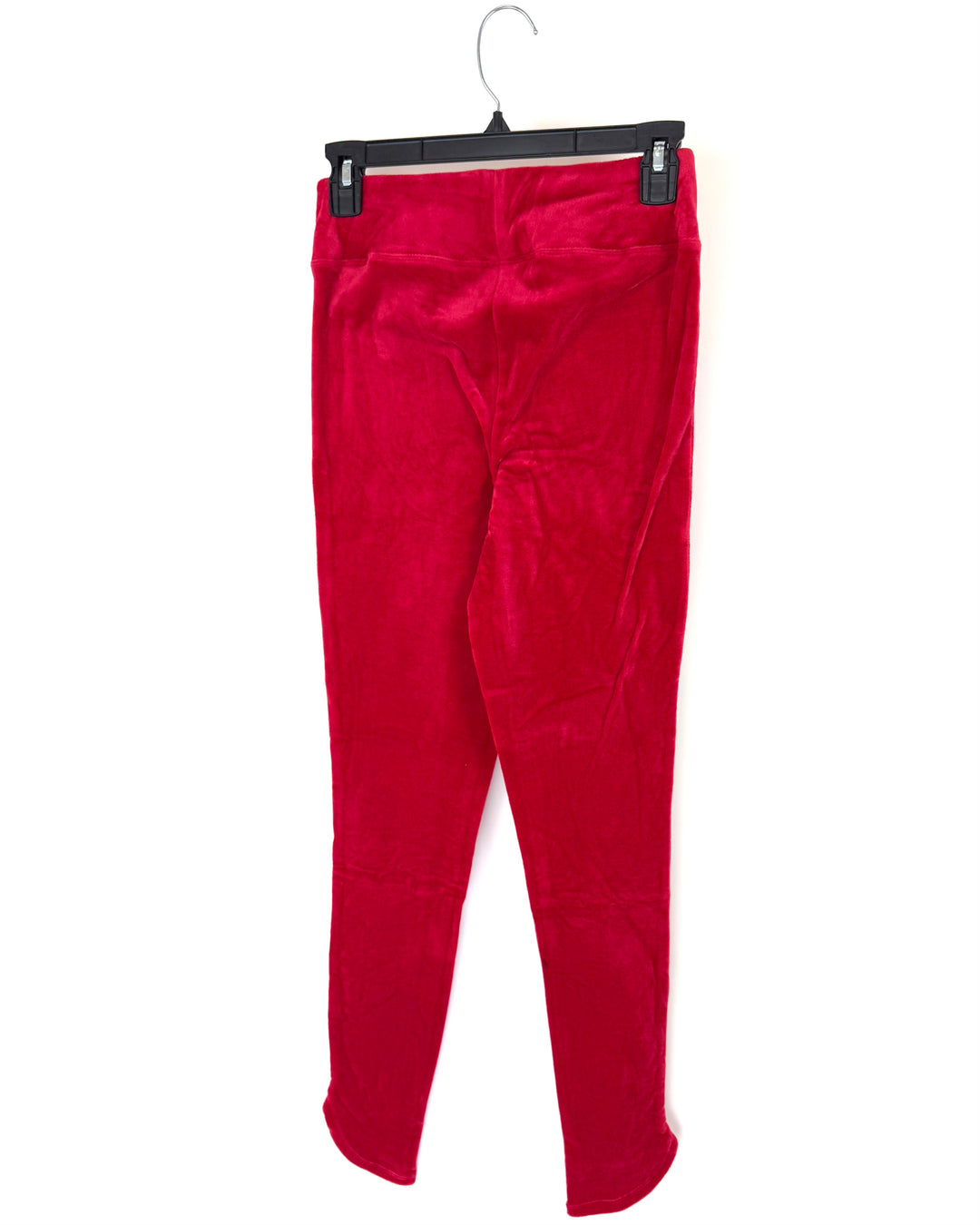 Red Fleece Leggings - Size 4/6