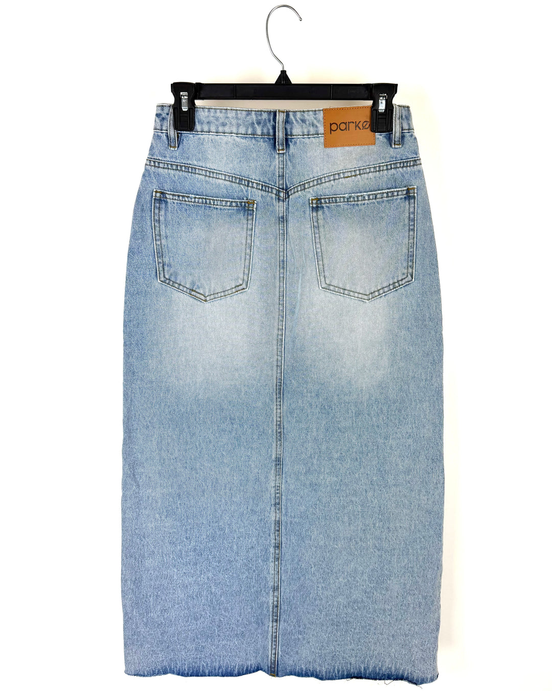 Light Wash Blue Denim Skirt - Size 25/26 (Waist)