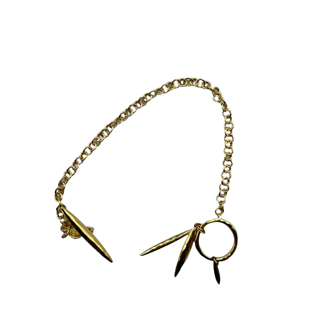 Spike Gold Bracelet