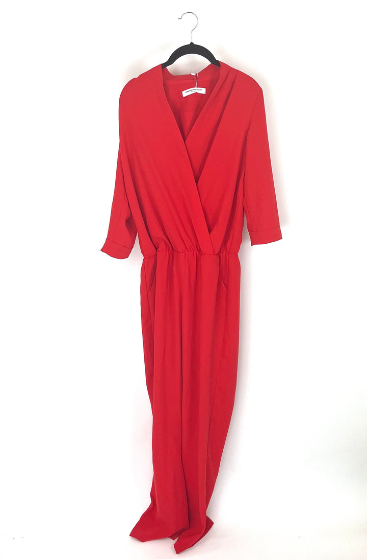 Bright Red Jumpsuit - Size 4/6