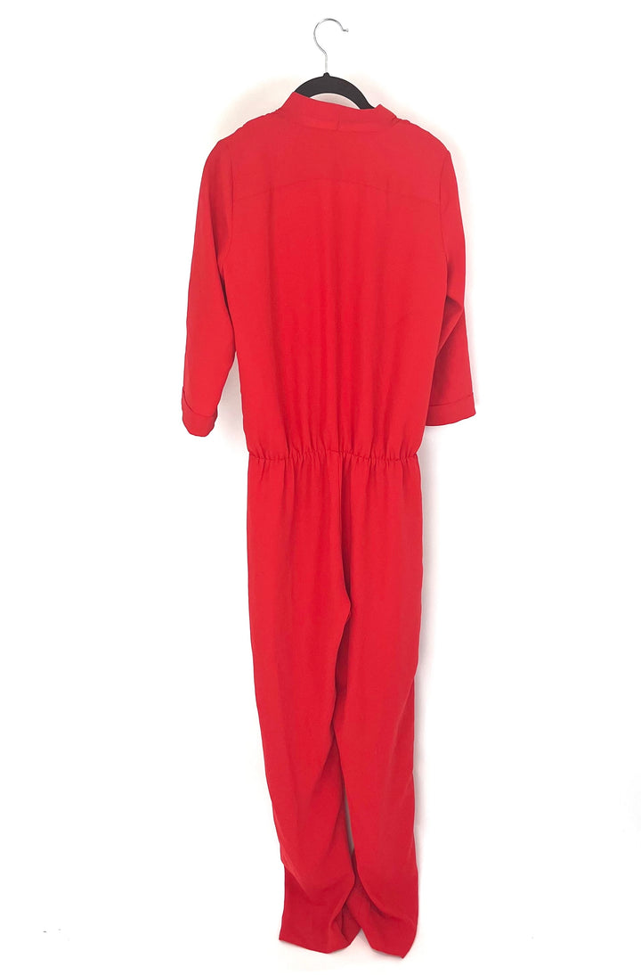 Bright Red Jumpsuit - Size 4/6