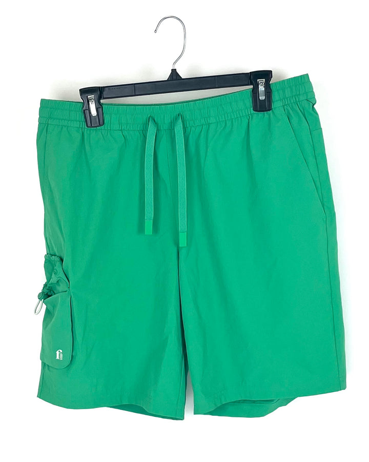 MENS Bright Green Cargo Shorts - Small and Medium