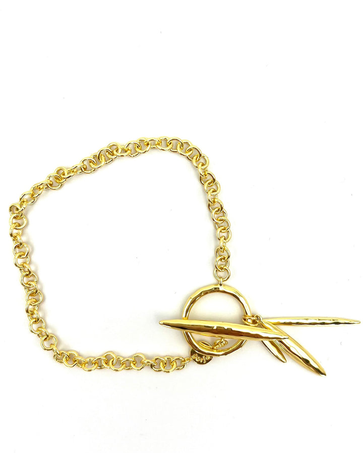 Spike Gold Bracelet