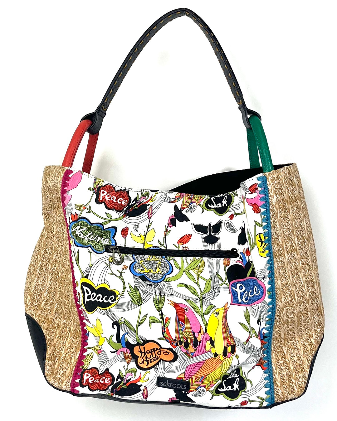 Nature Printed Shoulder Bag