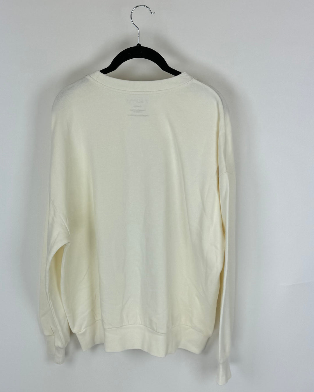 Holly Jolly Cream Crewneck Sweatshirt - Small