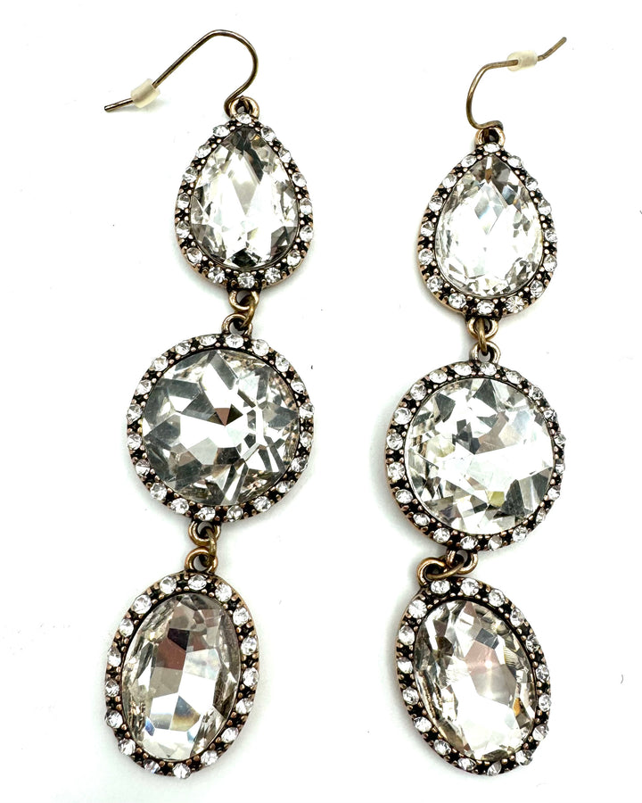 Dangling Gem Earrings