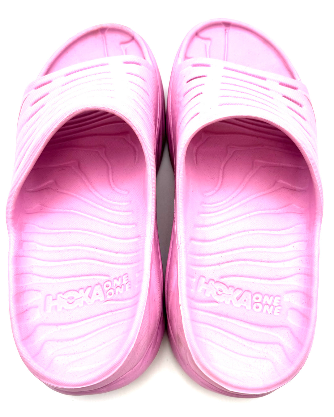 Hoka Bubblegum Pink Slides - Size 10