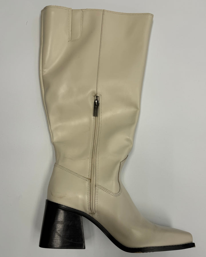 Vince Camuto Cream Boots - Size 10