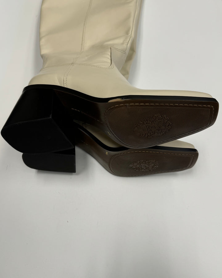 Vince Camuto Cream Boots - Size 10