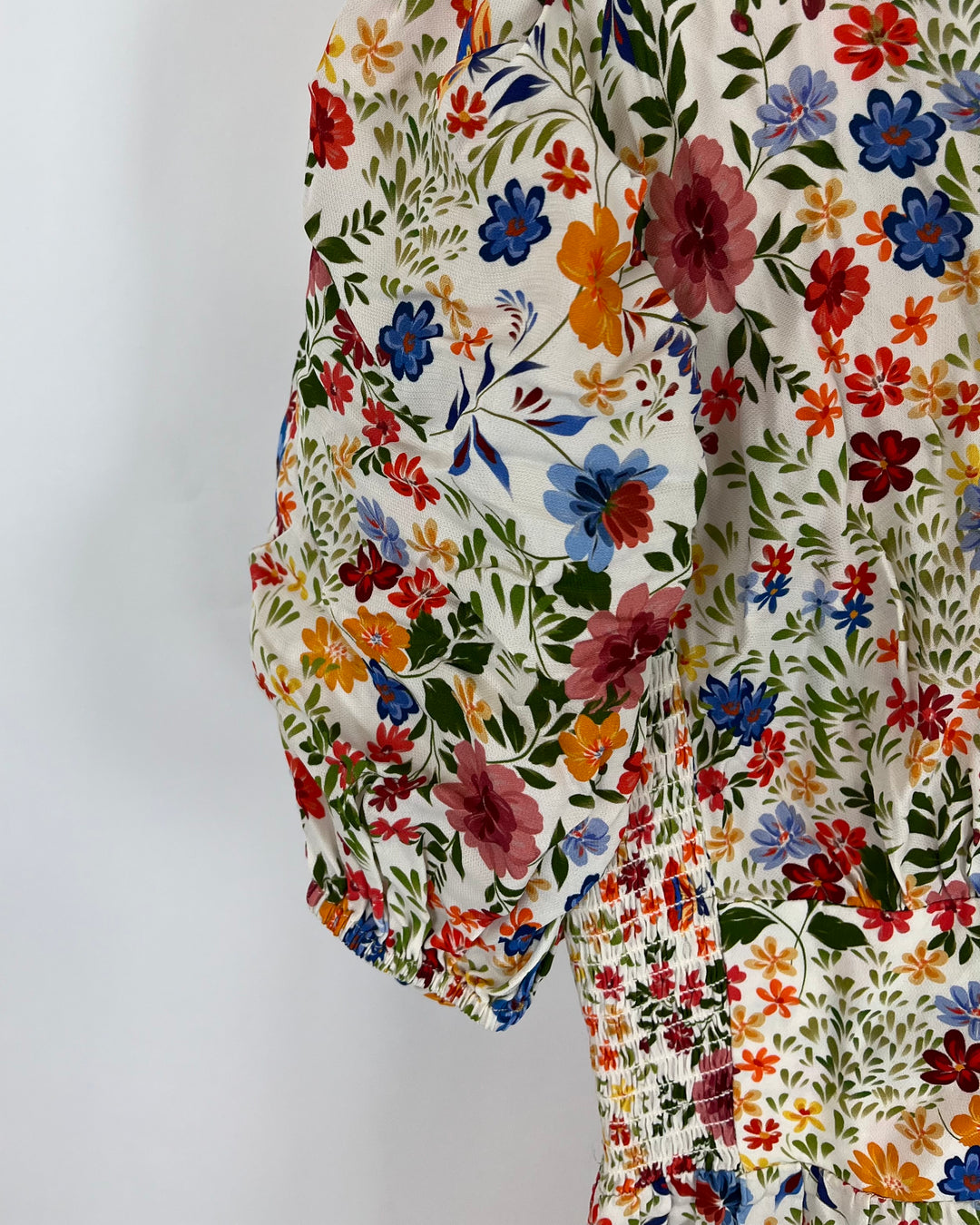 Multicolored Floral Dress - Size 4