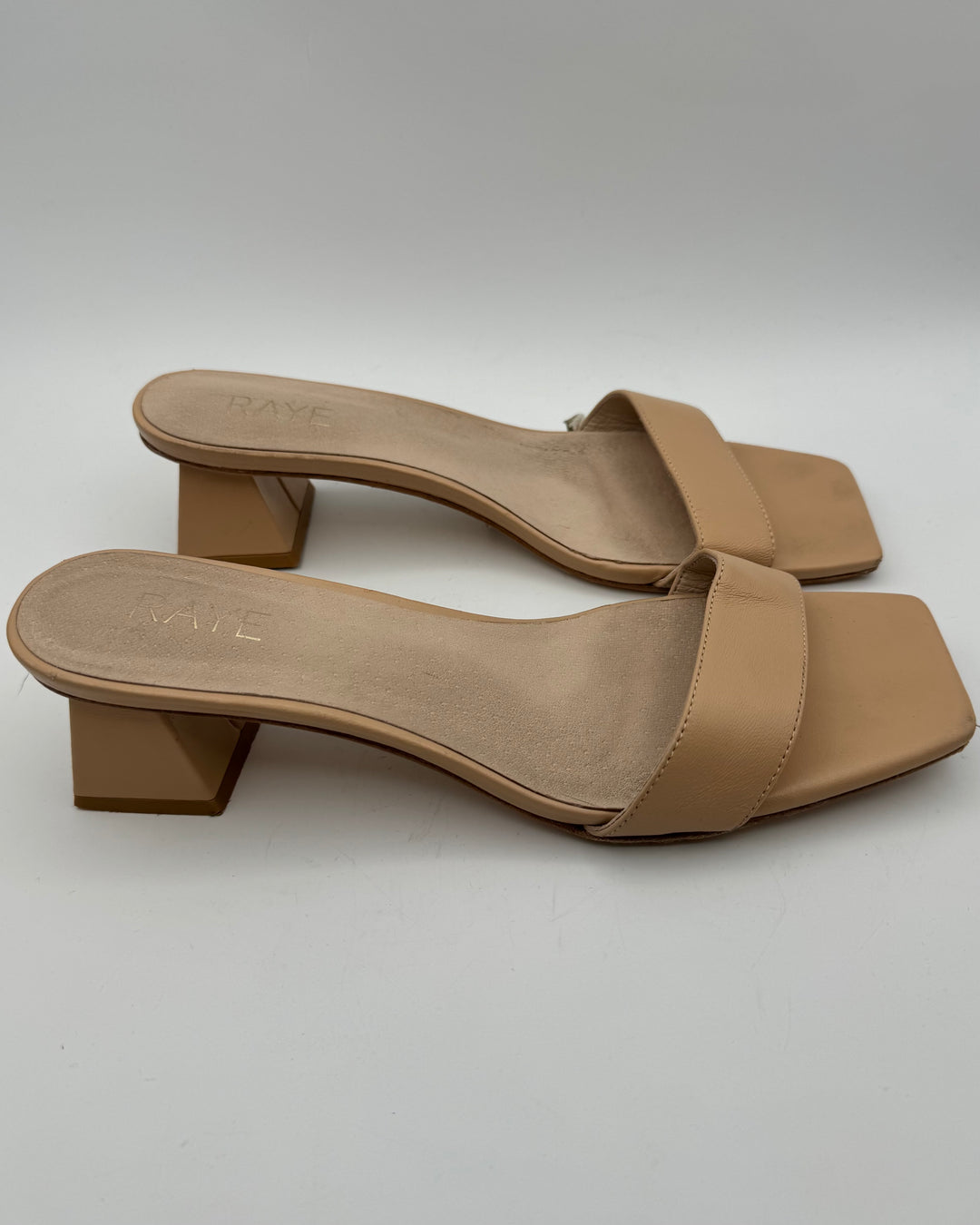 Raye By Revolve Nude Open Toe Heel - Size 10