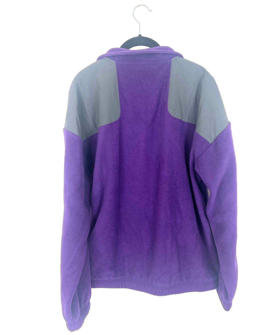 Unisex Purple Fleece Zip Up - Mens Medium / Women Large