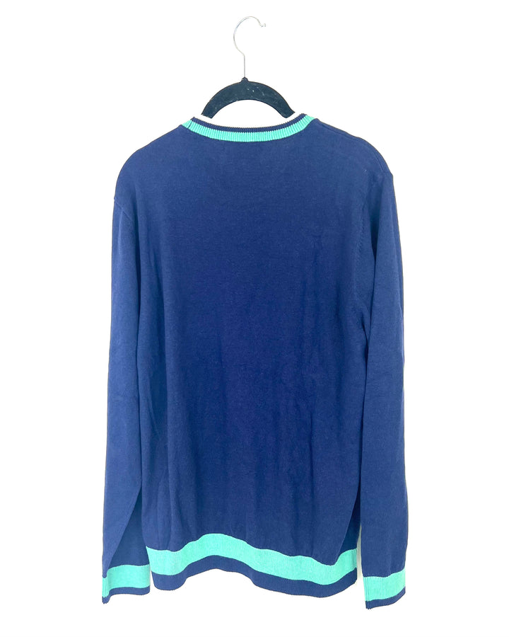 Blue Lightweight Sweater - Unisex - Mens Medium / Womens Small