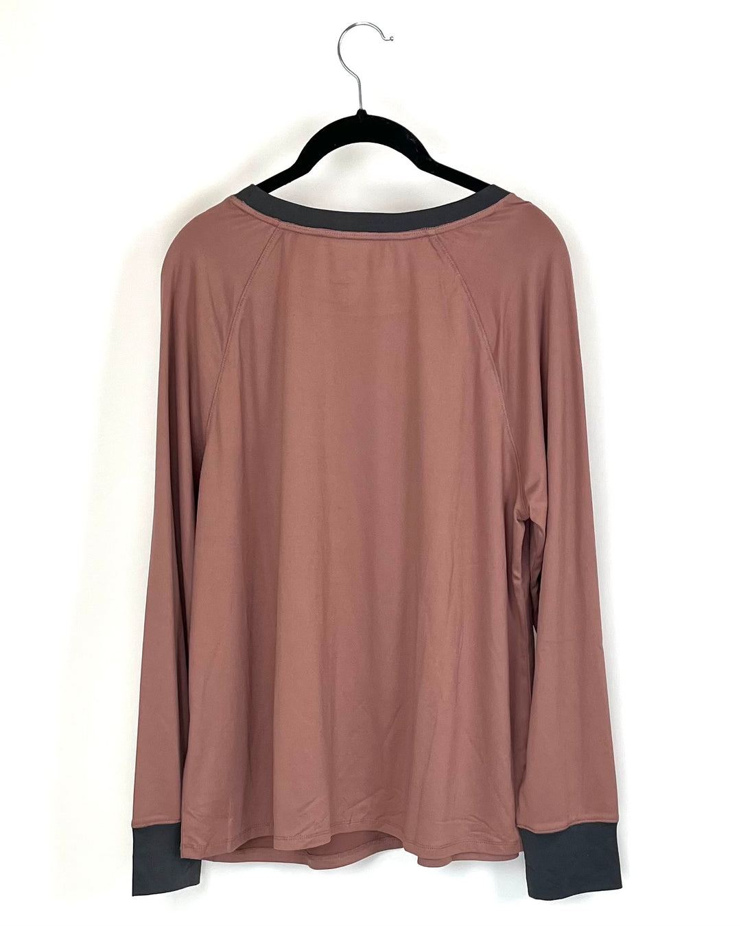 Dusty Rose Cheetah Lounge Top - Size 10/12