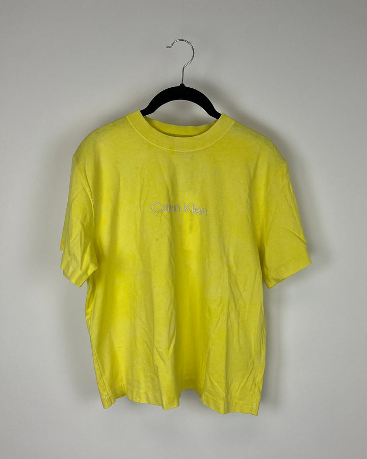 Yellow Short Sleeve Top - Small