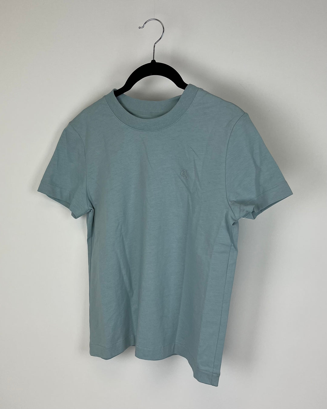 Light Blue Short Sleeve Top - Small