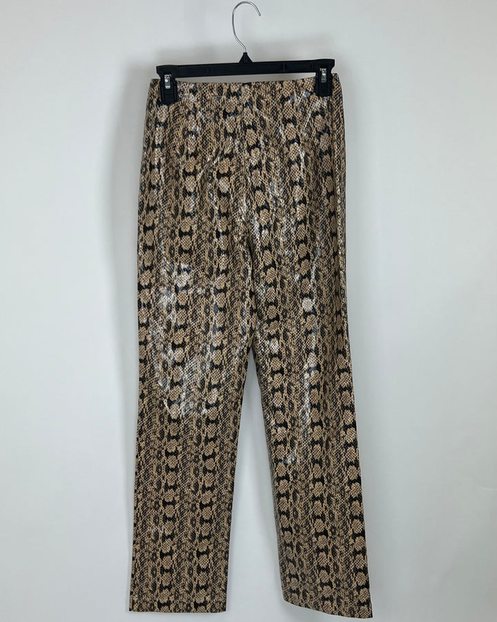 Faux Snakeskin Pants - Size 00, 0, 2, 4 and 6