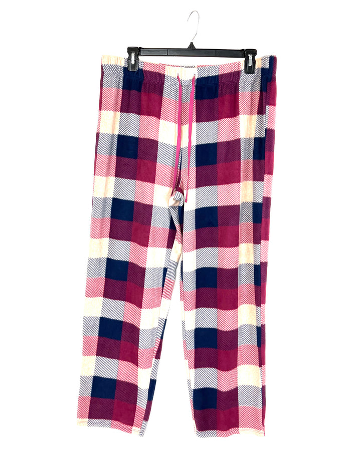 Plaid Lounge Pants - Size 18/20