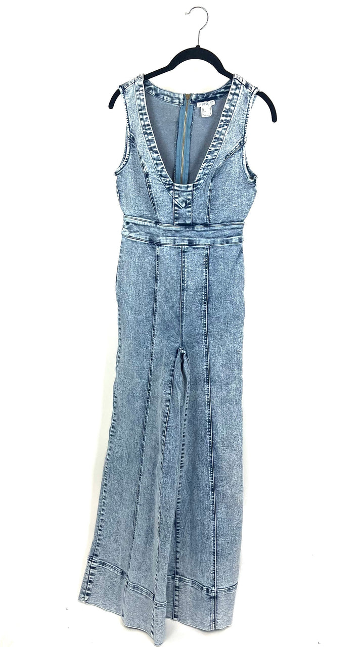 Venus Denim Jumpsuit - Size 2