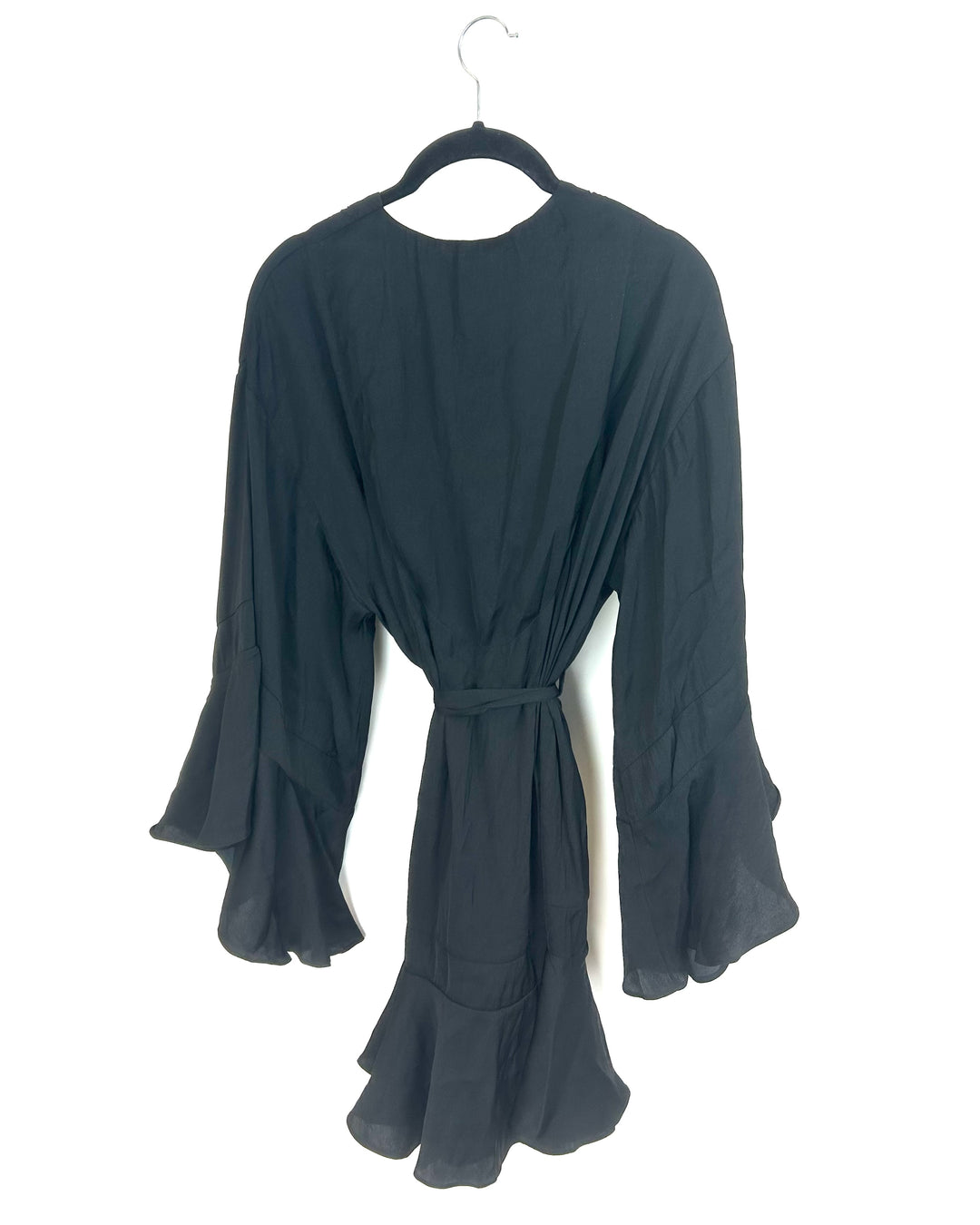 Black Flowy Robe - Size 2-4