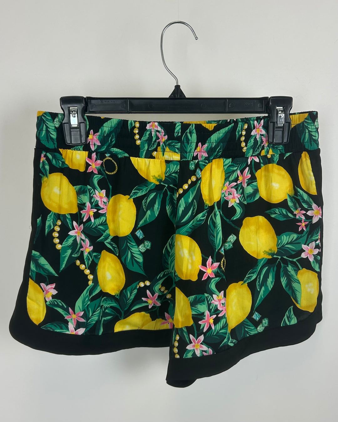 Tropical Lemon Printed Pajama Shorts - Size 2/4