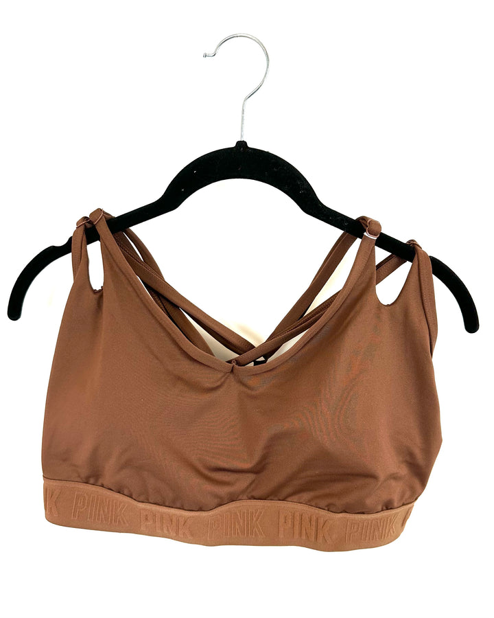 VS Pink Brown Sports Bra - Extra Extra Large