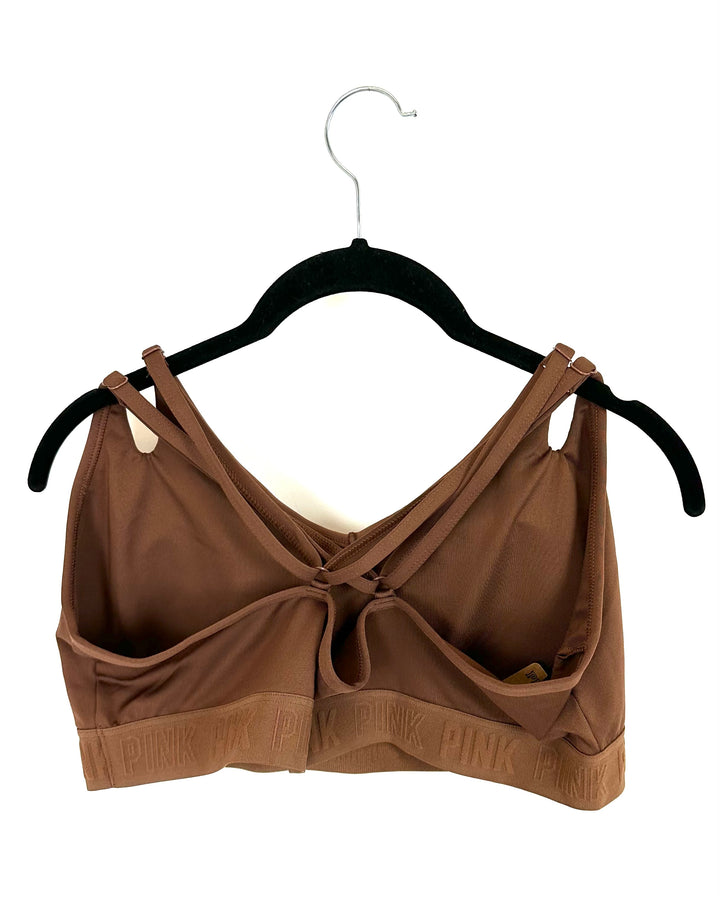 VS Pink Brown Sports Bra - Extra Extra Large