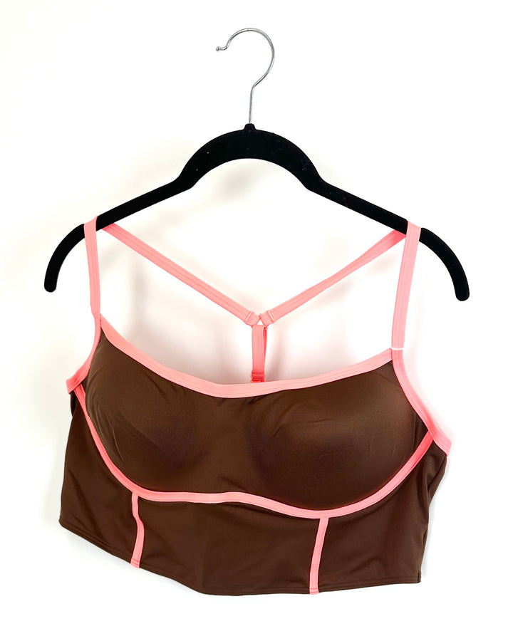 VS Pink Brown Sports Bra - Extra Extra Large