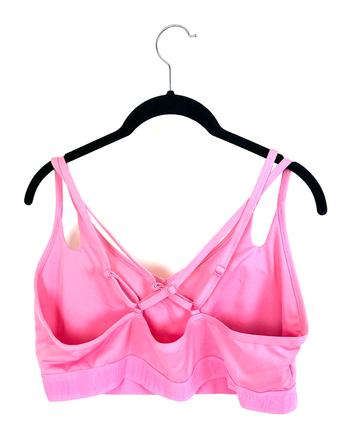 VS Pink Light Pink Sports Bra - Extra Extra Large