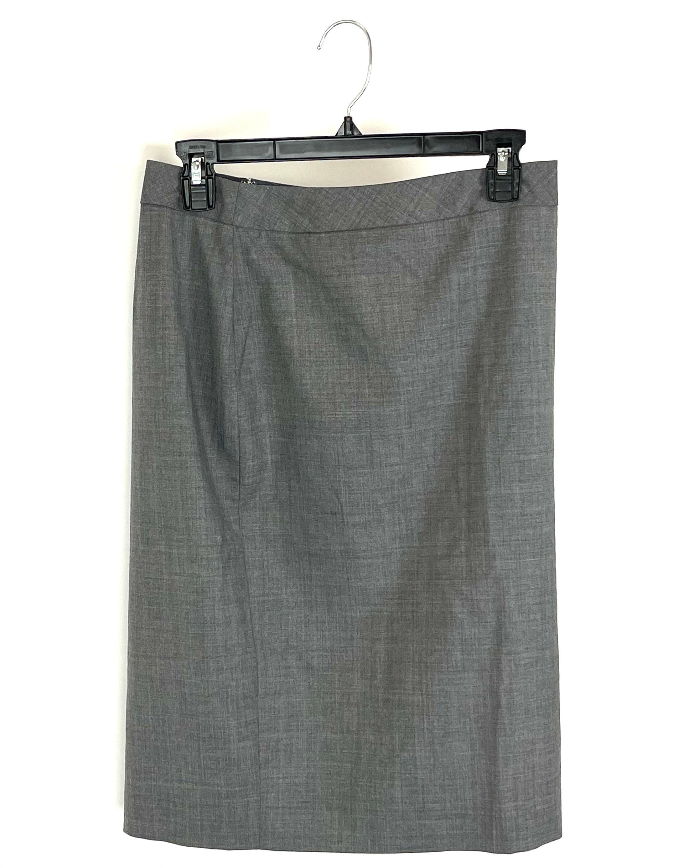 Grey Pencil Skirt Size 4