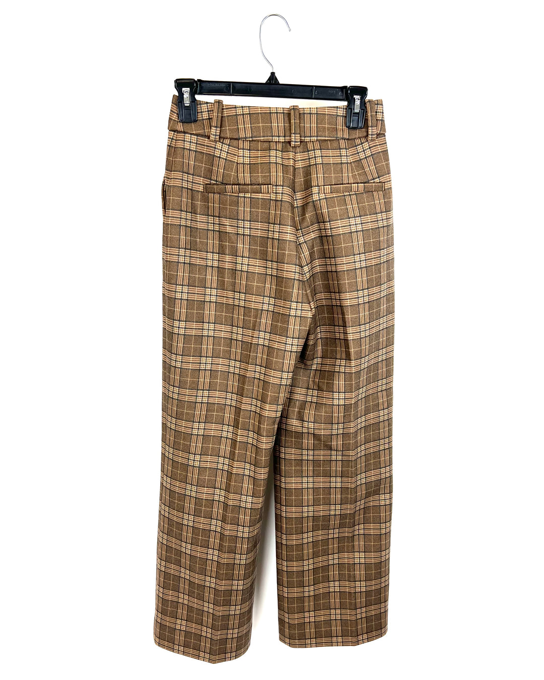 Favorite Daughter X Nuuly Brown Plaid Pants - Size 2