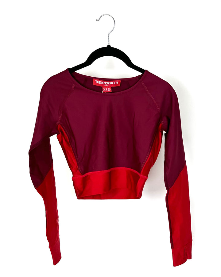 The Knockout Maroon Top - Extra Small