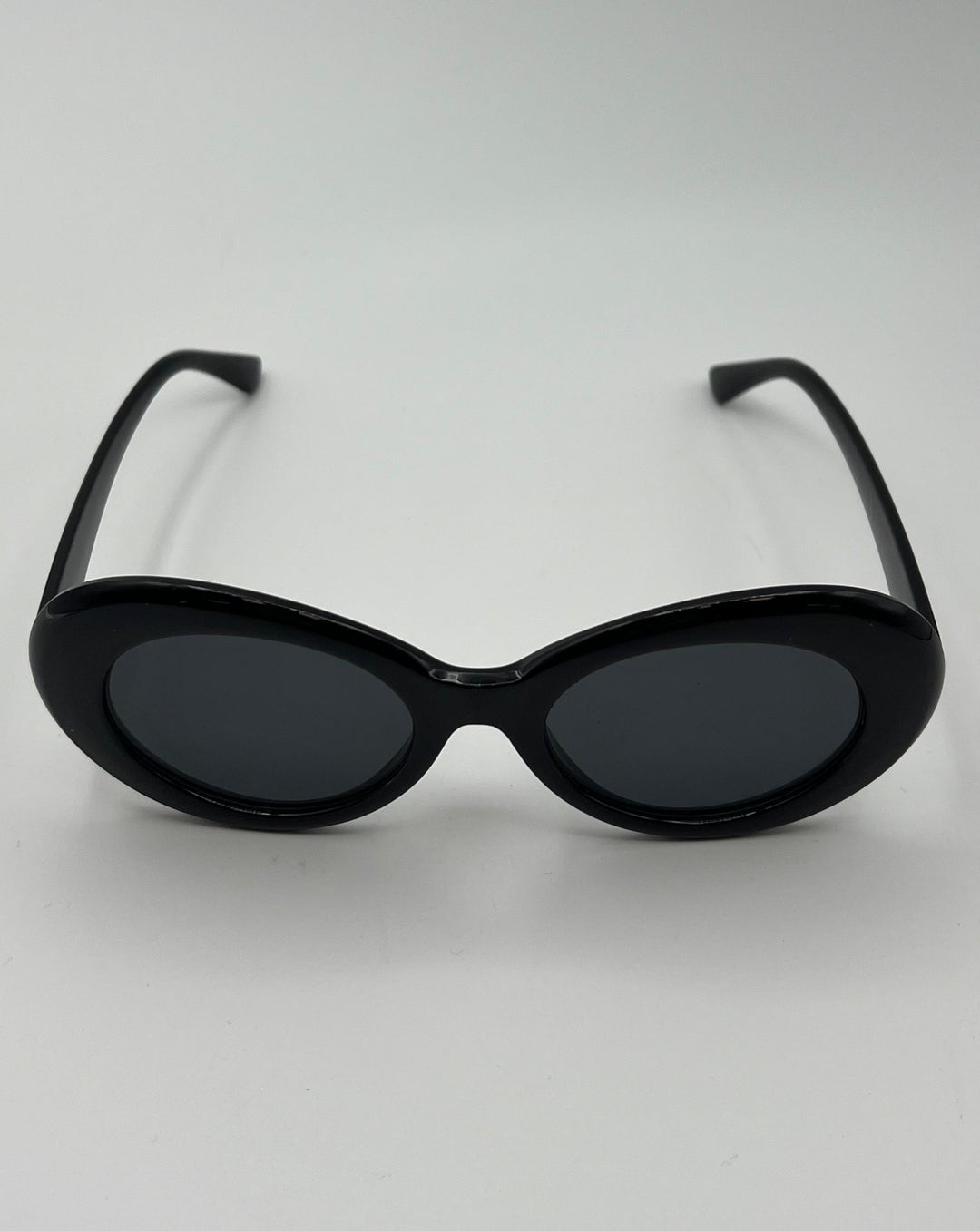 Black Oval Sunglasses