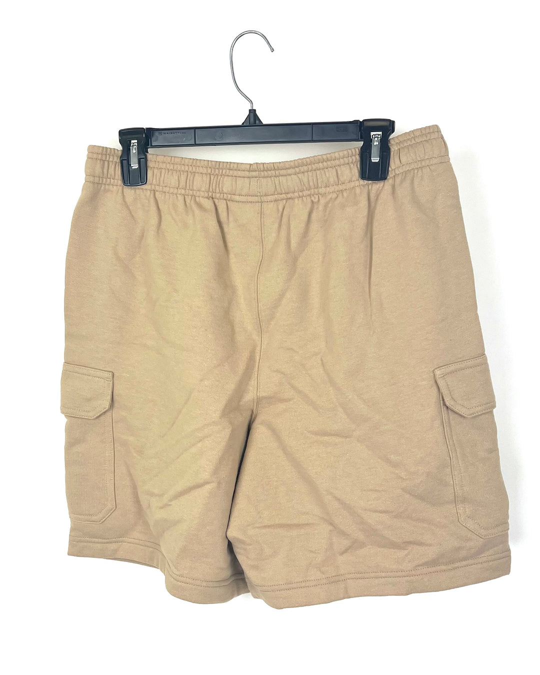 MEN's Beige Sweat Shorts - Medium