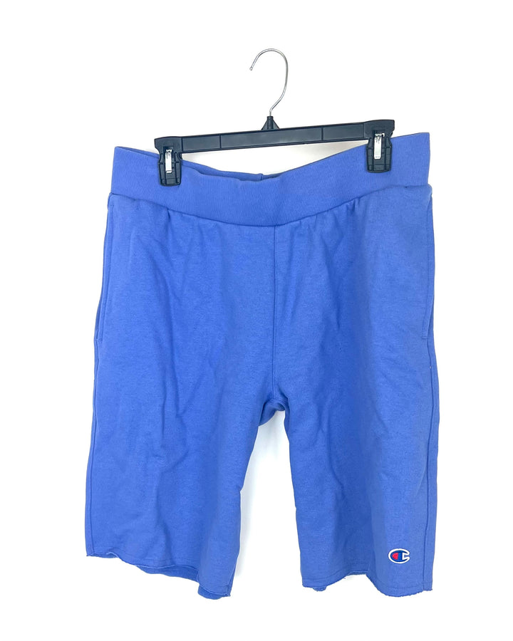 Men's Periwinkle Sweat Shorts - Medium