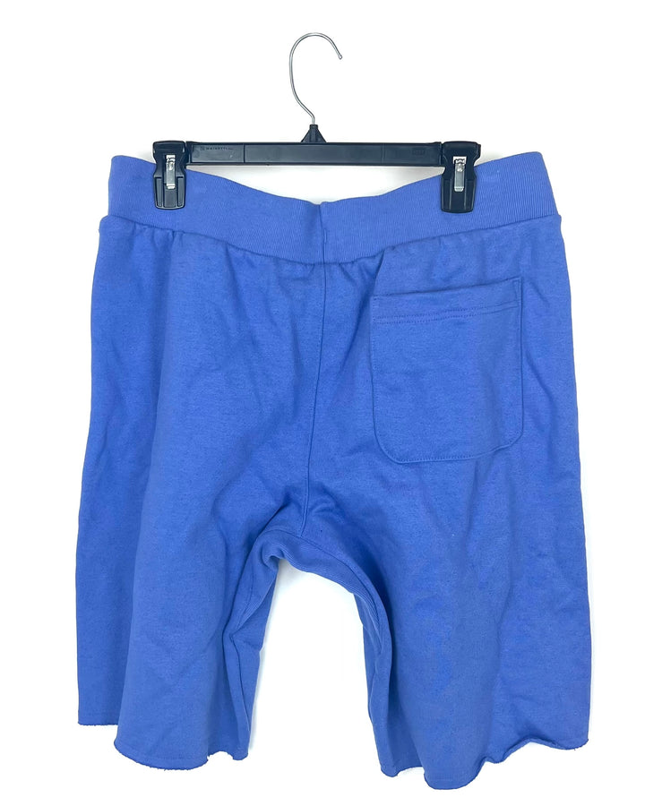 Men's Periwinkle Sweat Shorts - Medium