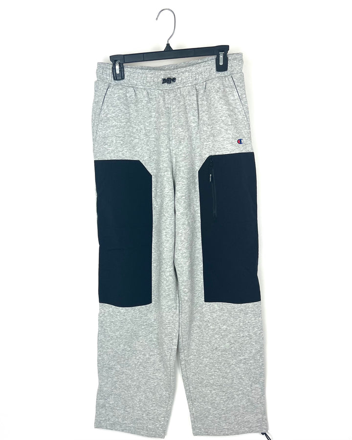 MENS Light Gray Wide Leg Sweatpants - 2XL