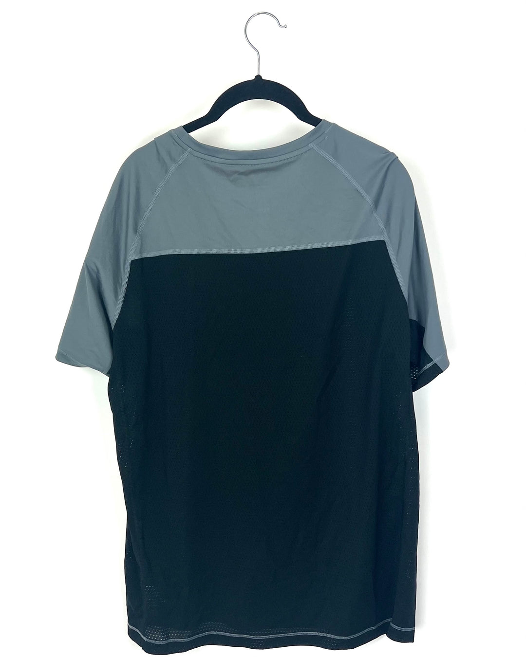 MENS Steel Gray Athletic Shirt - Medium