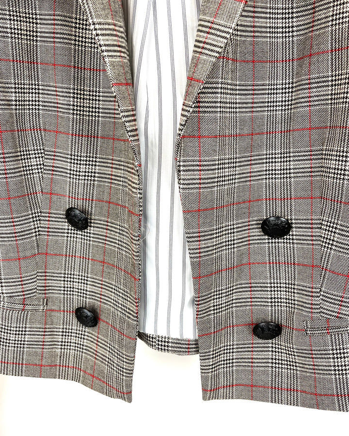 1. State Plaid Blazer - Size 4